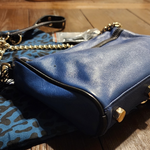 Rebecca Minkoff Electric Blue Mini Mac Bag - Picture 9 of 15